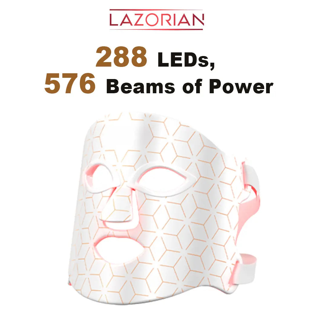 Lazorian Next Generation LED Red Light Therapy Mask – Efficiency Skin Renewal