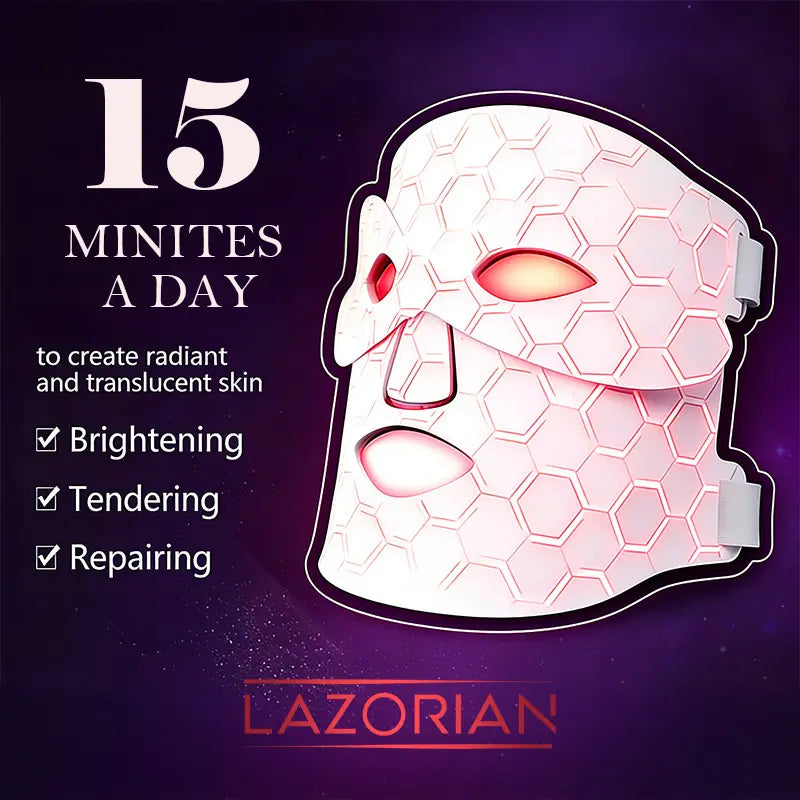 Lazorian Next Generation LED Red Light Therapy Mask – Efficiency Skin Renewal