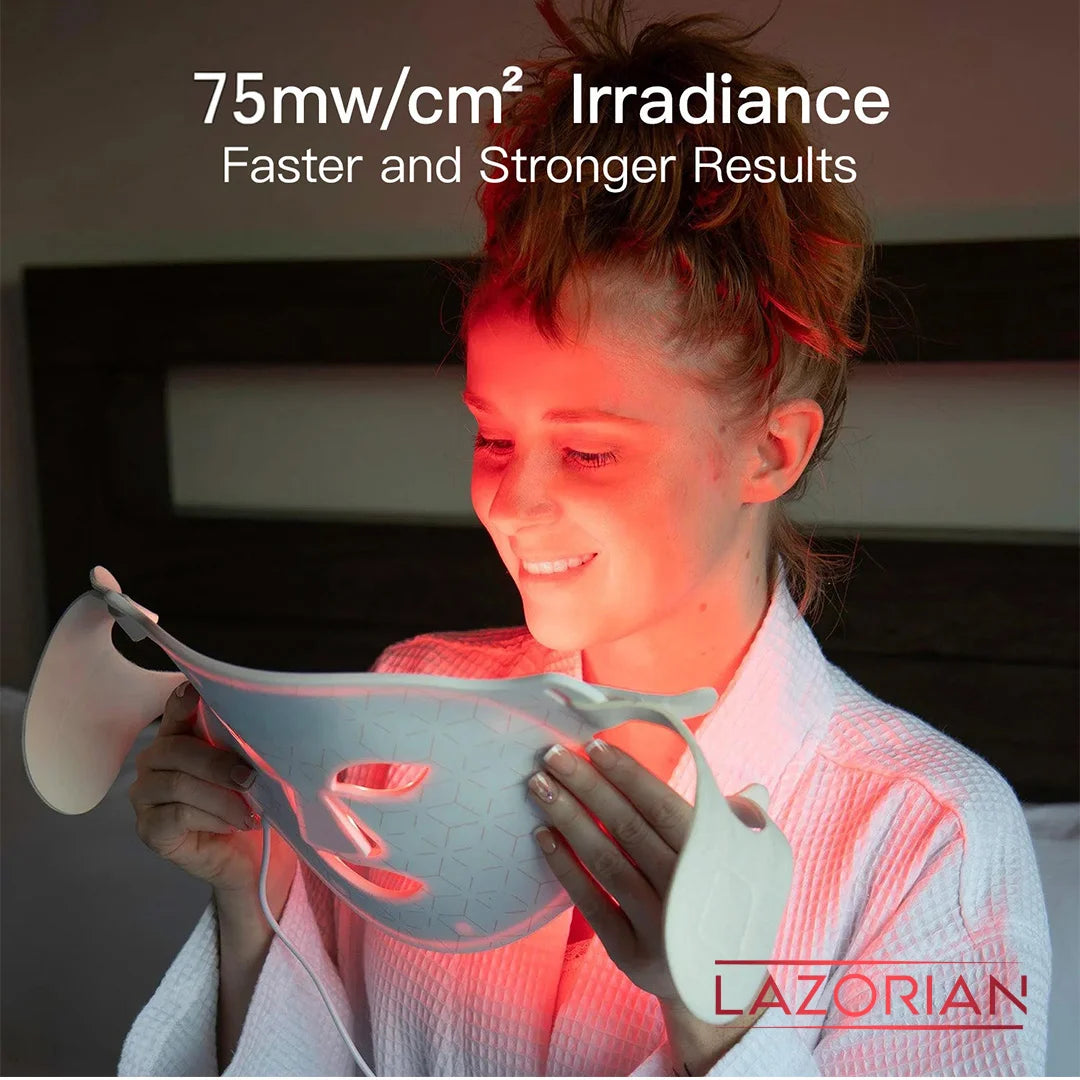 Lazorian Next Generation LED Red Light Therapy Mask – Efficiency Skin Renewal