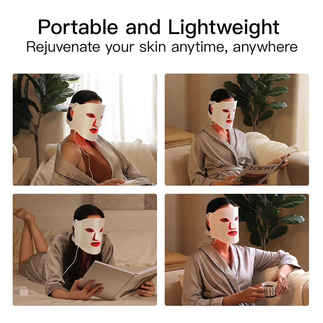 Lazorian Next Generation LED Red Light Therapy Mask – Efficiency Skin Renewal